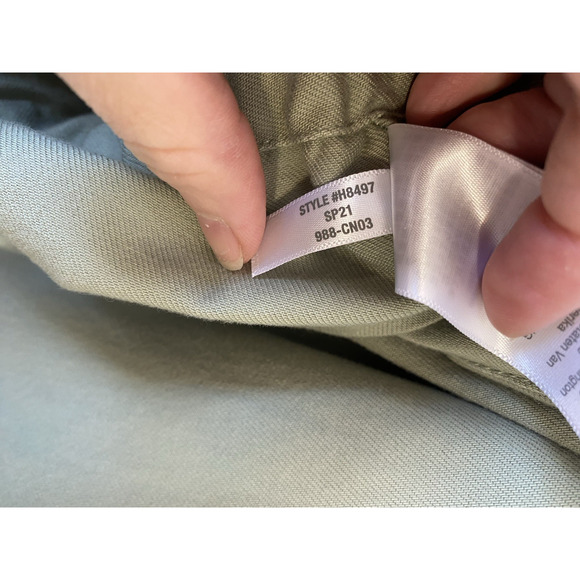 Madewell Southlake Military Jacket Green Medium Forgotten Landscape Tie Waist - Picture 7 of 11